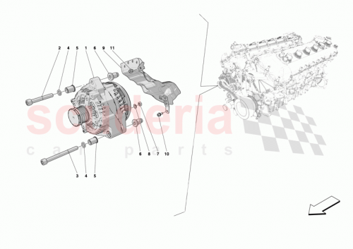 Part Diagram for Ferrari 000288320