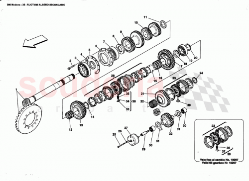 Part Diagram for Ferrari 184989