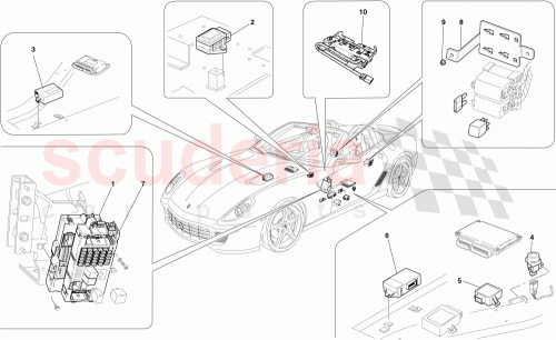 Part Diagram for Ferrari 204708