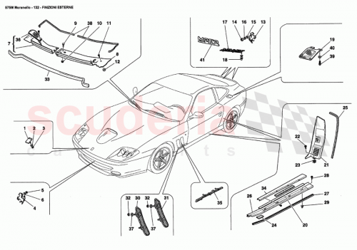 Part Diagram for Ferrari 64449900