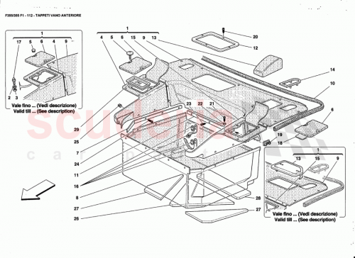 Part Diagram for Ferrari 65407400