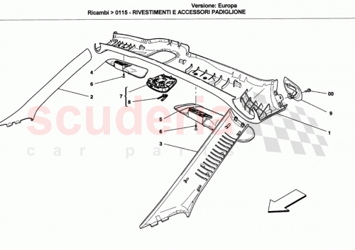 Part Diagram for Ferrari 820657