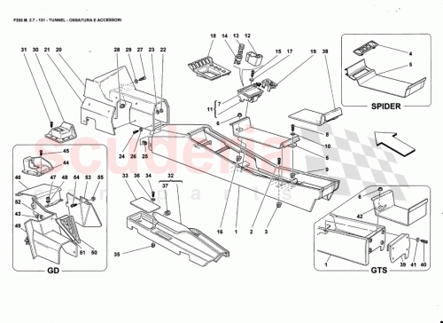 Part Diagram for Ferrari 64234400