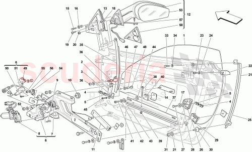 Part Diagram for Ferrari 80727500