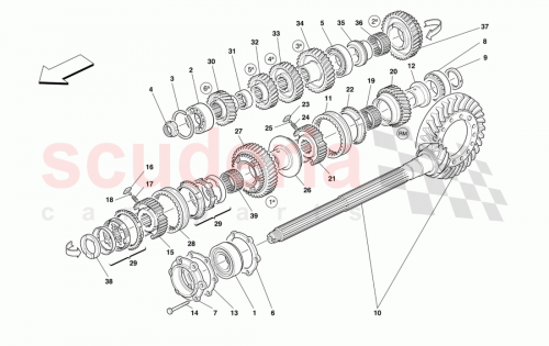 Part Diagram for Ferrari 157049