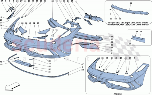 Part Diagram for Ferrari 85802000
