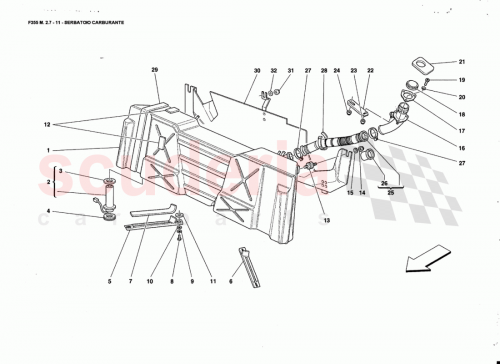 Part Diagram for Ferrari 153965