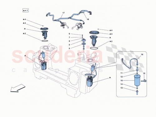 Part Diagram for Ferrari 264104