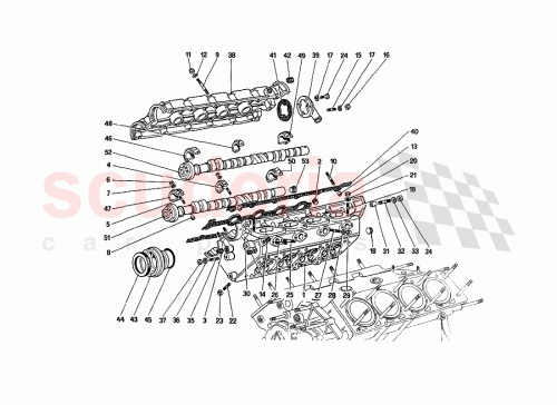 Part Diagram for Ferrari 117045