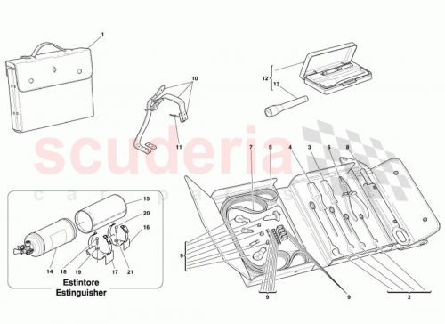Part Diagram for Ferrari 190477