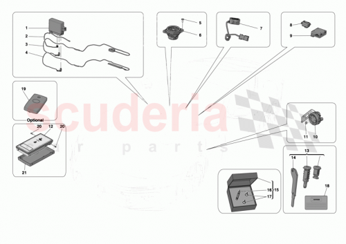 Part Diagram for Ferrari 55075026