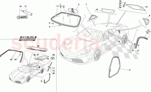 Part Diagram for Ferrari 65305700