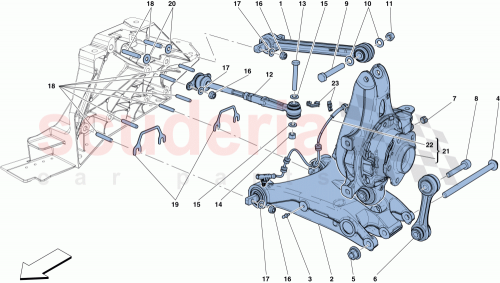 Part Diagram for Ferrari 294851
