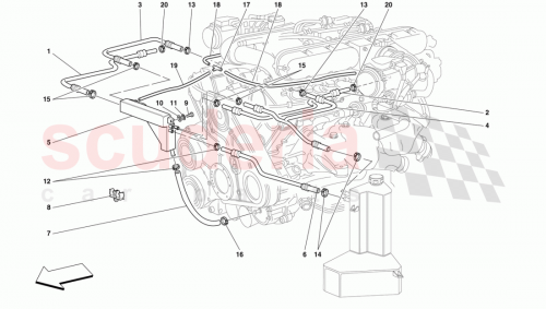 Part Diagram for Ferrari 155262