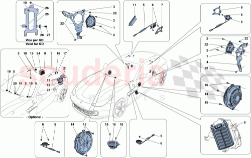 Part Diagram for Ferrari 321882