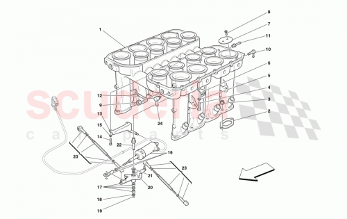 Part Diagram for Ferrari 168284