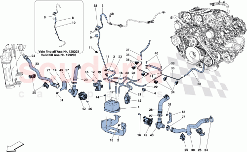 Part Diagram for Ferrari 323324