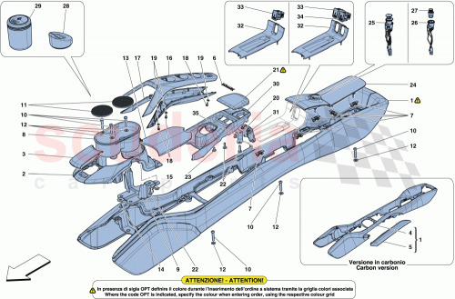 Part Diagram for Ferrari 86885100