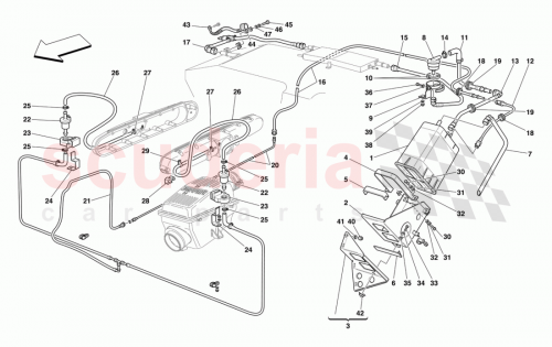 Part Diagram for Ferrari 181174