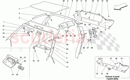 Part Diagram for Ferrari 80713800