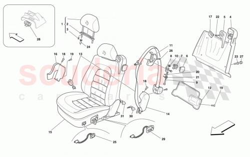 Part Diagram for Ferrari 654819