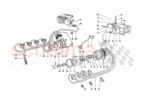 Part Diagram for Ferrari 122929