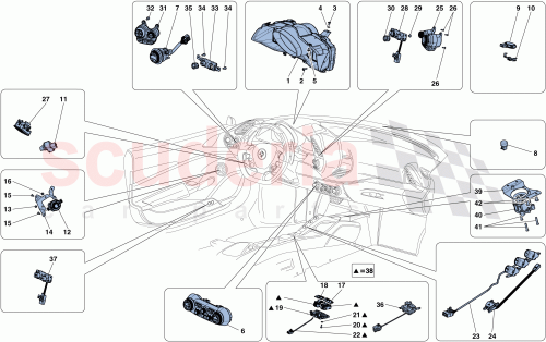 Part Diagram for Ferrari 70003939