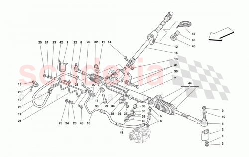 Part Diagram for Ferrari 157747