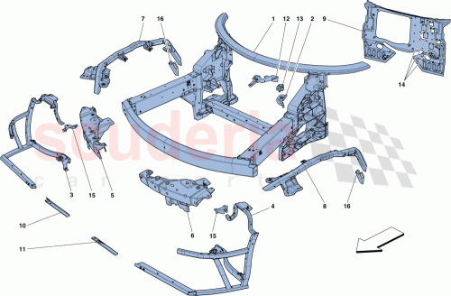 Part Diagram for Ferrari 985301028