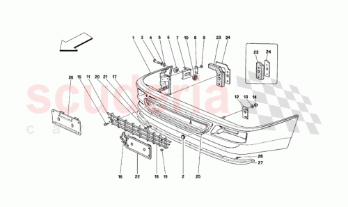 Part Diagram for Ferrari 63955200