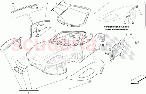Part Diagram for Ferrari 68385311
