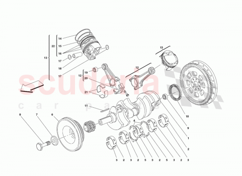Part Diagram for Ferrari 103877
