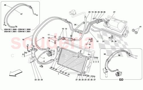 Part Diagram for Ferrari 65618200