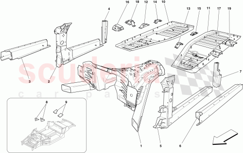 Part Diagram for Ferrari 224959
