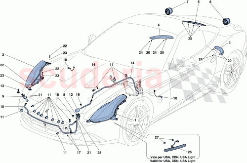 Part Diagram for Ferrari 293289
