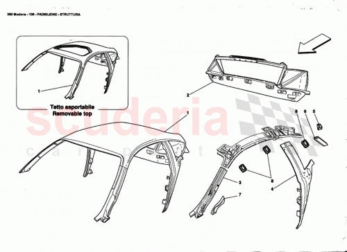 Part Diagram for Ferrari 65160311