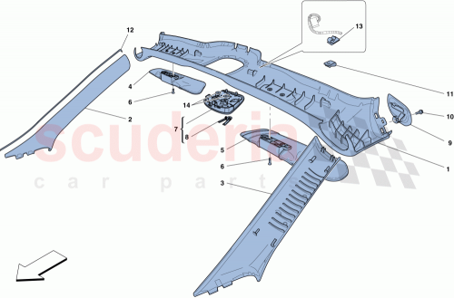 Part Diagram for Ferrari 86557412