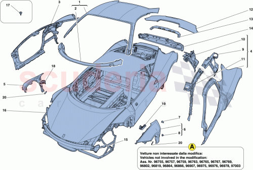 Part Diagram for Ferrari 85617111