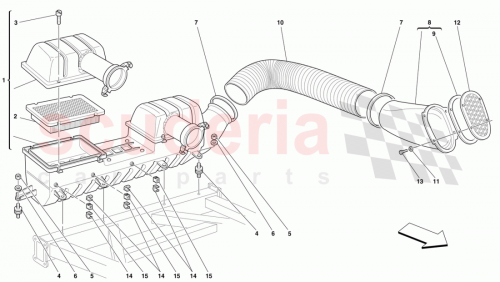 Part Diagram for Ferrari 182867
