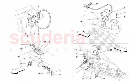 Part Diagram for Ferrari 184340