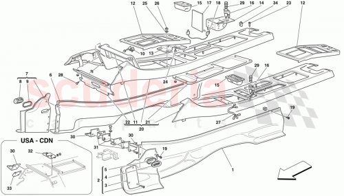 Part Diagram for Ferrari 640846