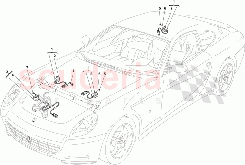 Part Diagram for Ferrari 232684