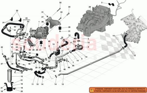Part Diagram for Ferrari 296642