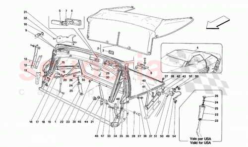Part Diagram for Ferrari 63614200