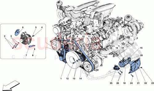 Part Diagram for Ferrari 826428
