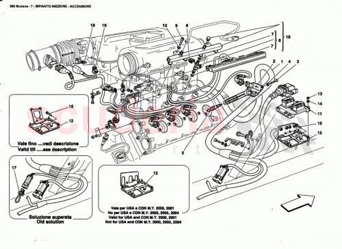 Part Diagram for Ferrari 178768