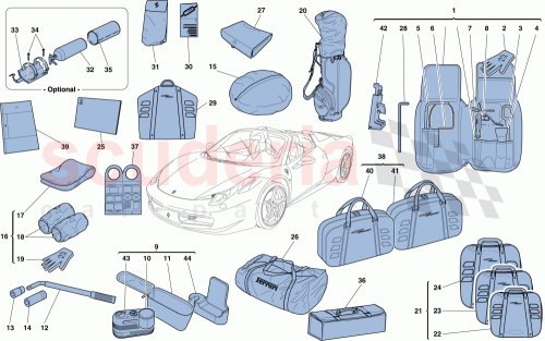 Part Diagram for Ferrari 87459600