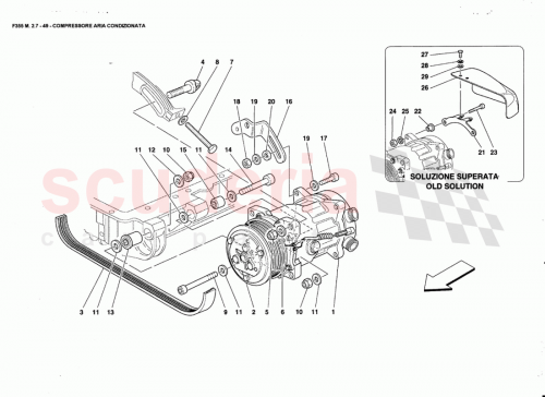 Part Diagram for Ferrari 162946