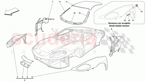 Part Diagram for Ferrari 69044911