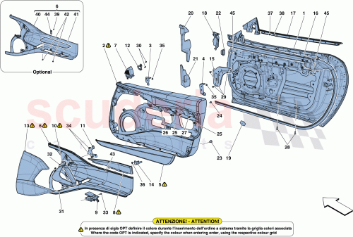 Part Diagram for Ferrari 88059600
